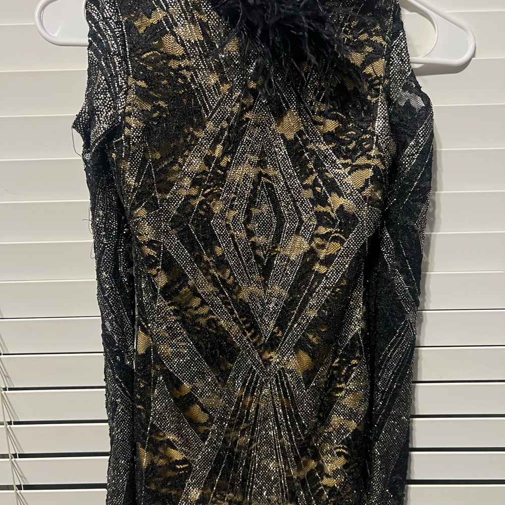 Weissman Black and Gold Kids Dance Costume